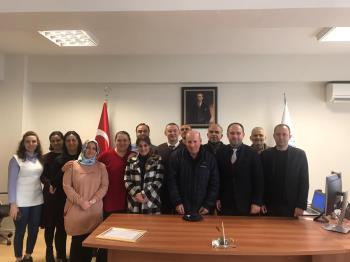 Meslek Yüksekokulumuz Emektarı Mustafa Bağrıaçık'ı Uğurladık